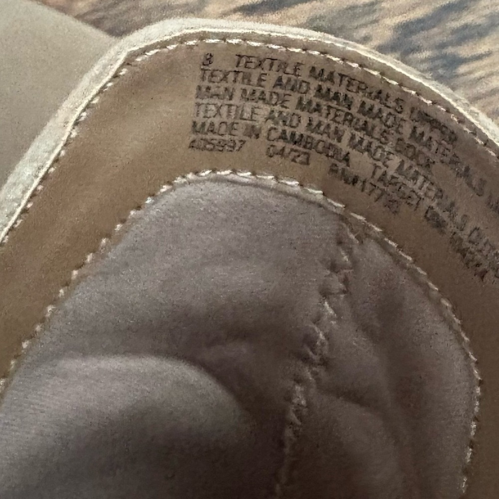 Women's Debbie Boots - Universal Thread Taupe 8 - Picture 5 of 5
